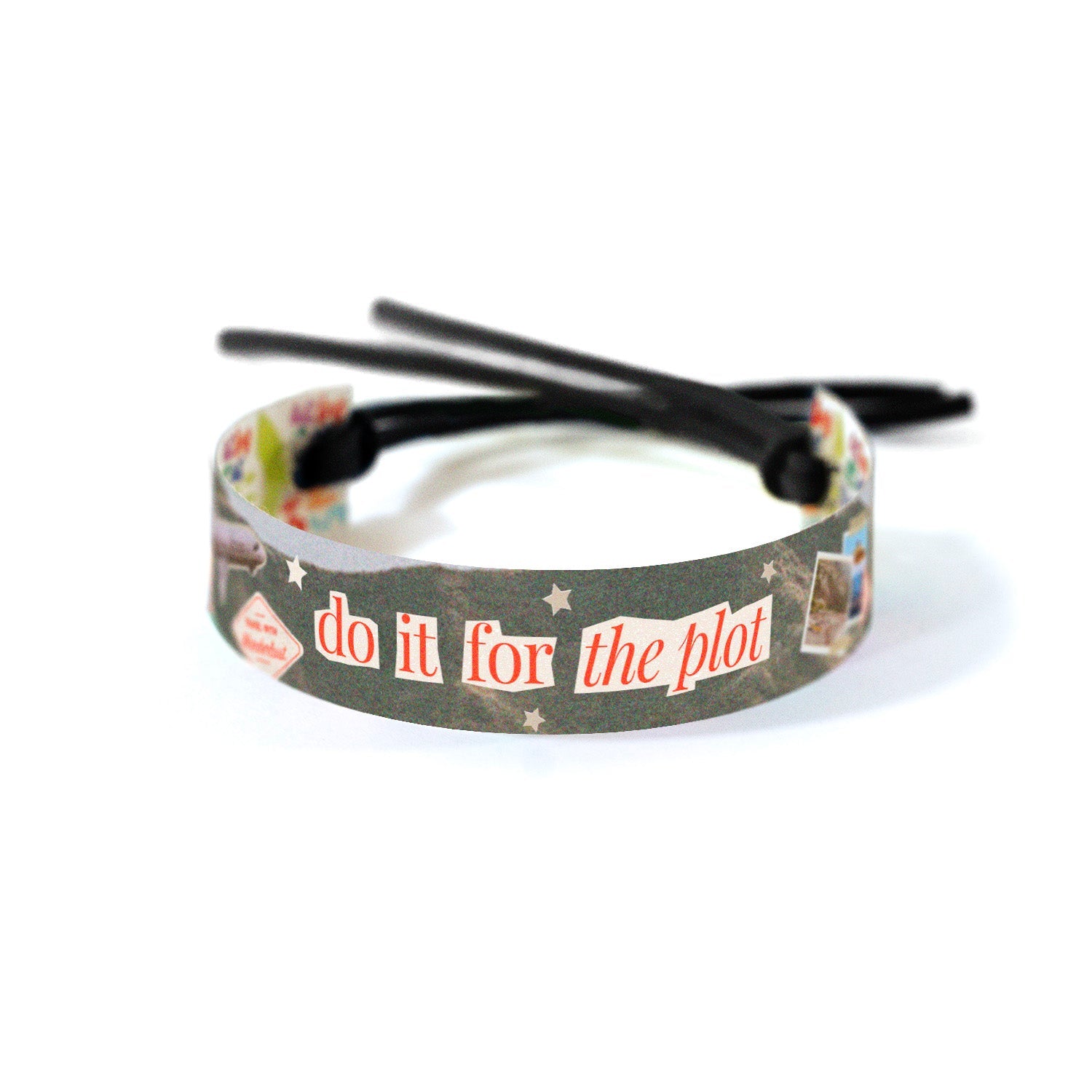 Vision band featuring "Do It for the Plot" with a creative collage of ambition, progress, and personal growth imagery.