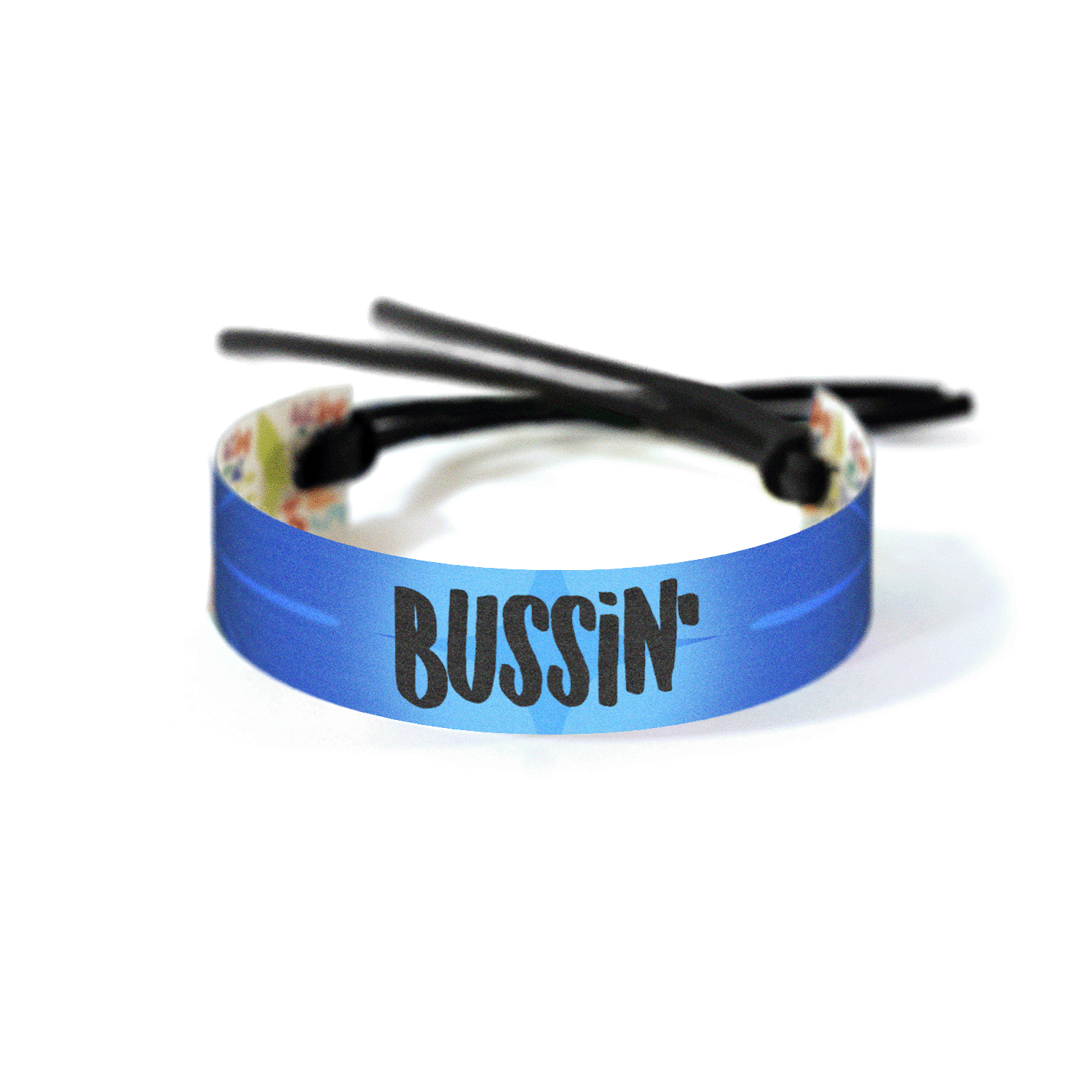 Bright blue gradient background with stars and “Bussin’” in bold text.